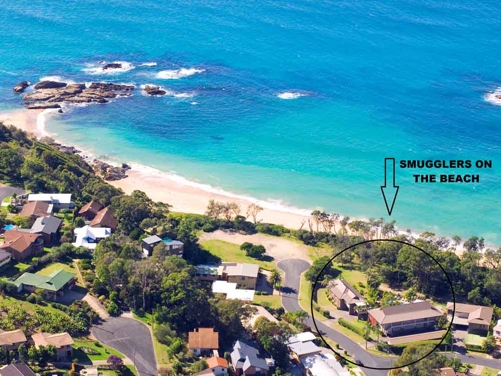 Aerial Shot Smugglers On The Beach