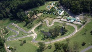Go Karts. Ariel view of Raleigh International Raceway Coffs Harbour