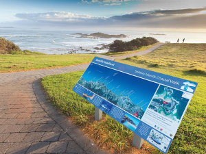 Solitary Islands Coastal Walk Signage.