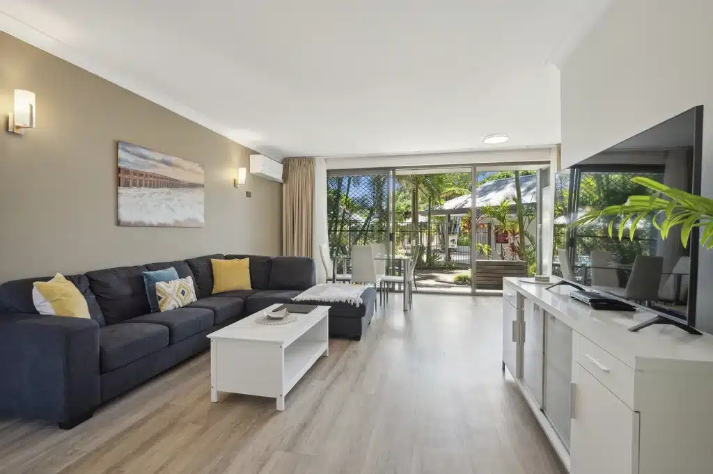 One bedroom living dining